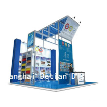 Aluminio portátil al aire libre AluminumTrade Show Display Booth / Exhibición Booth System Panel / Expositor Booth Display Shelf